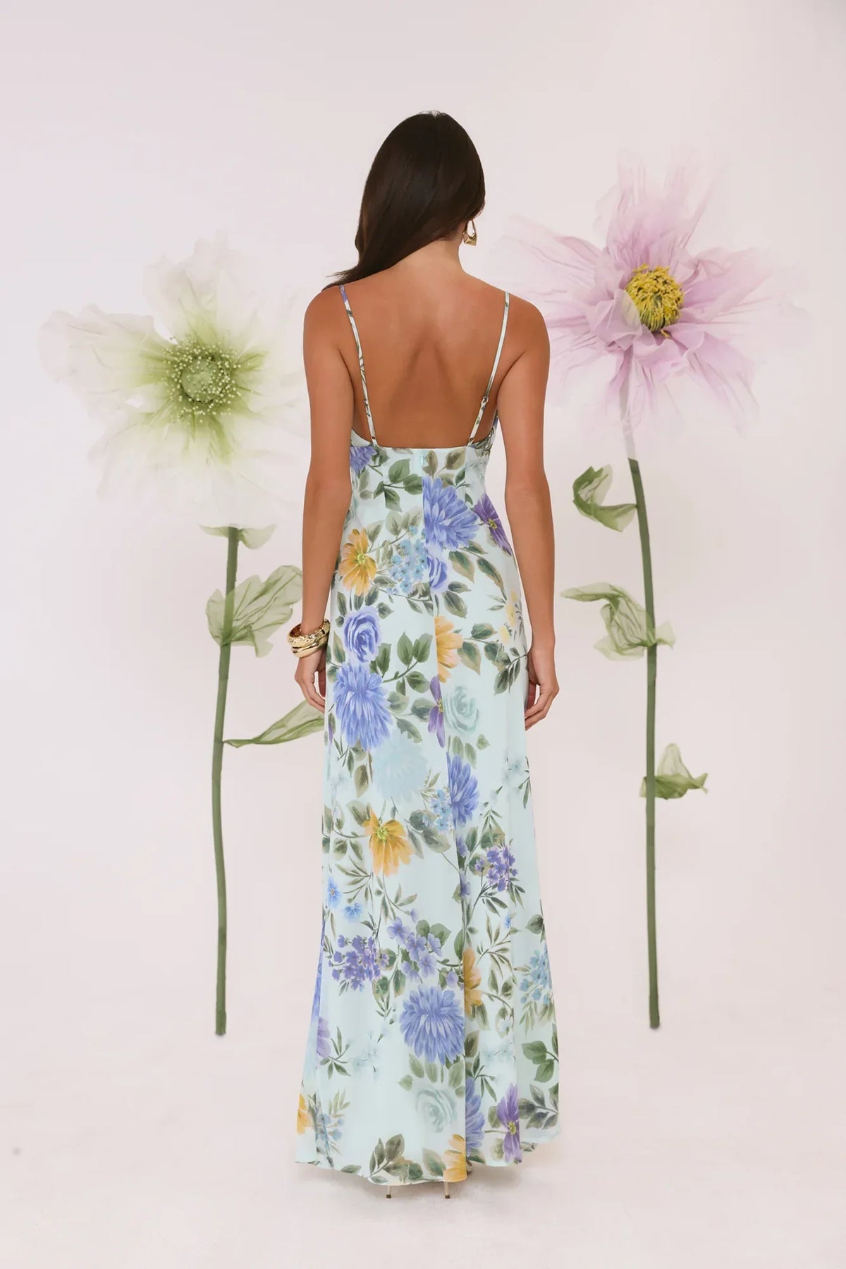 Moonflower Glow Maxi Dress Floral