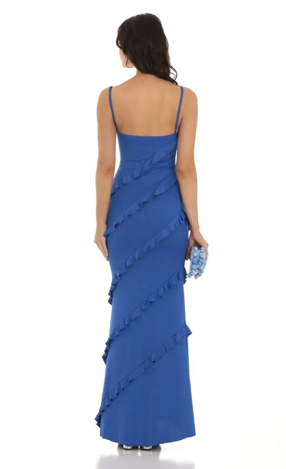 Ruffle Maxi Dress
