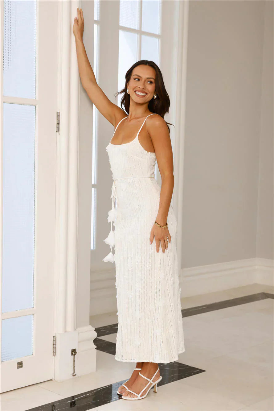 Delicately Divine Knit Maxi Dress