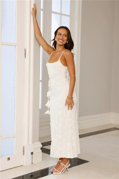 Delicately Divine Knit Maxi Dress