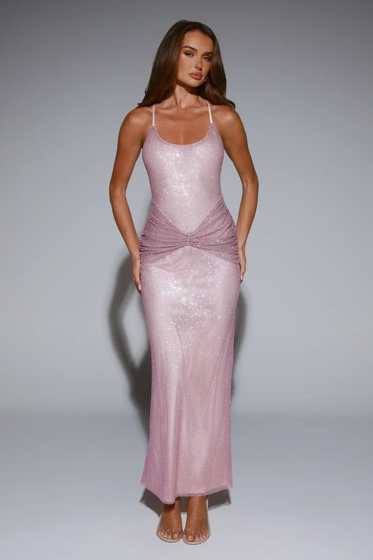 Exclusive Events Maxi Dress Pink