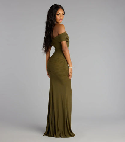 Allison Off-The-Shoulder Mermaid Formal Dress