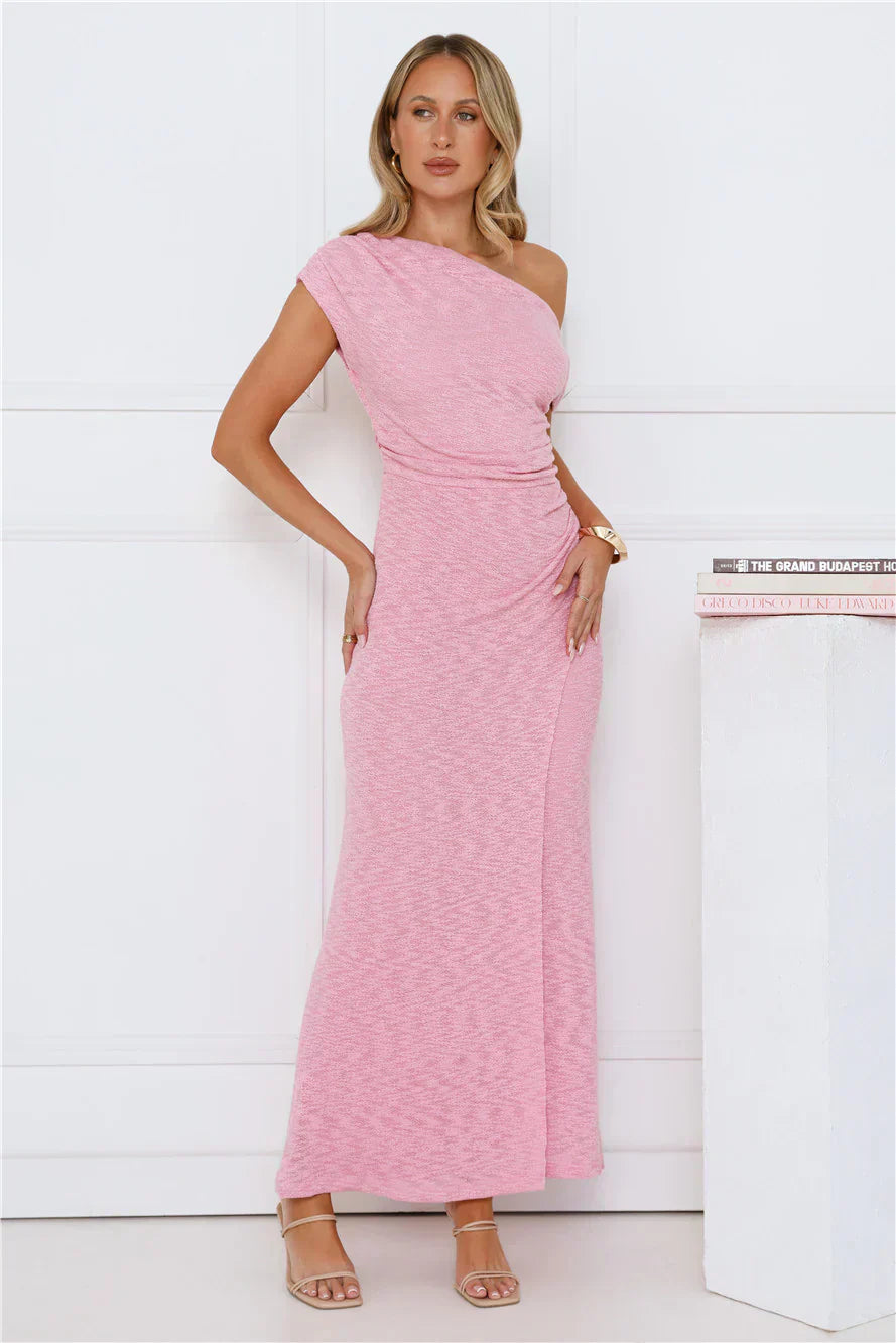 In My Style Era Off Shoulder Maxi Dress