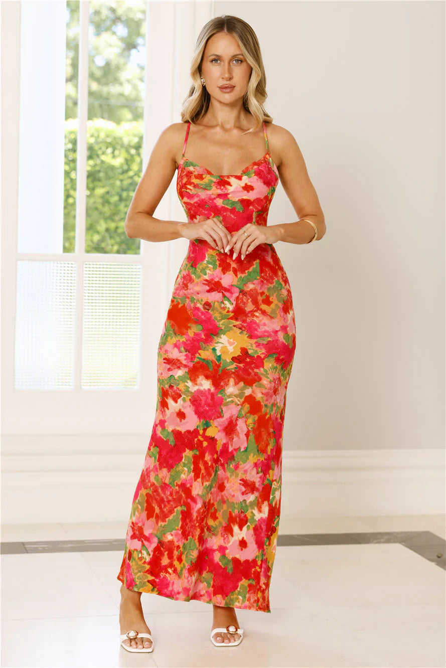 Juicy Secret Maxi Dress Print