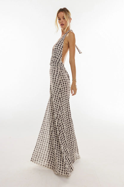 Sheveta Chelsea Maxi Dress in Eclipse