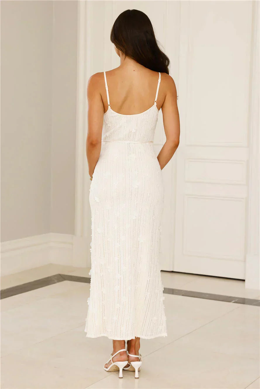Delicately Divine Knit Maxi Dress