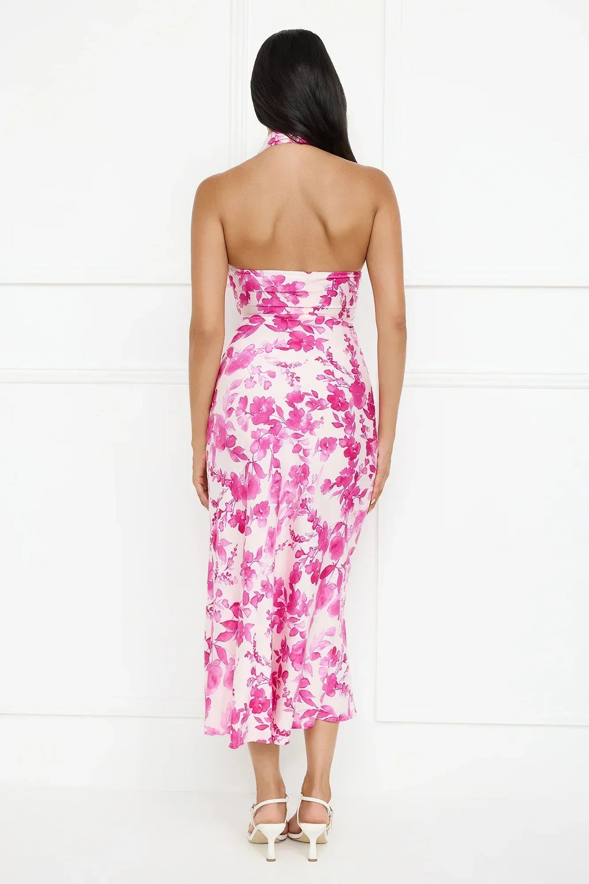 Cupid’S Kiss Halter Midi Dress