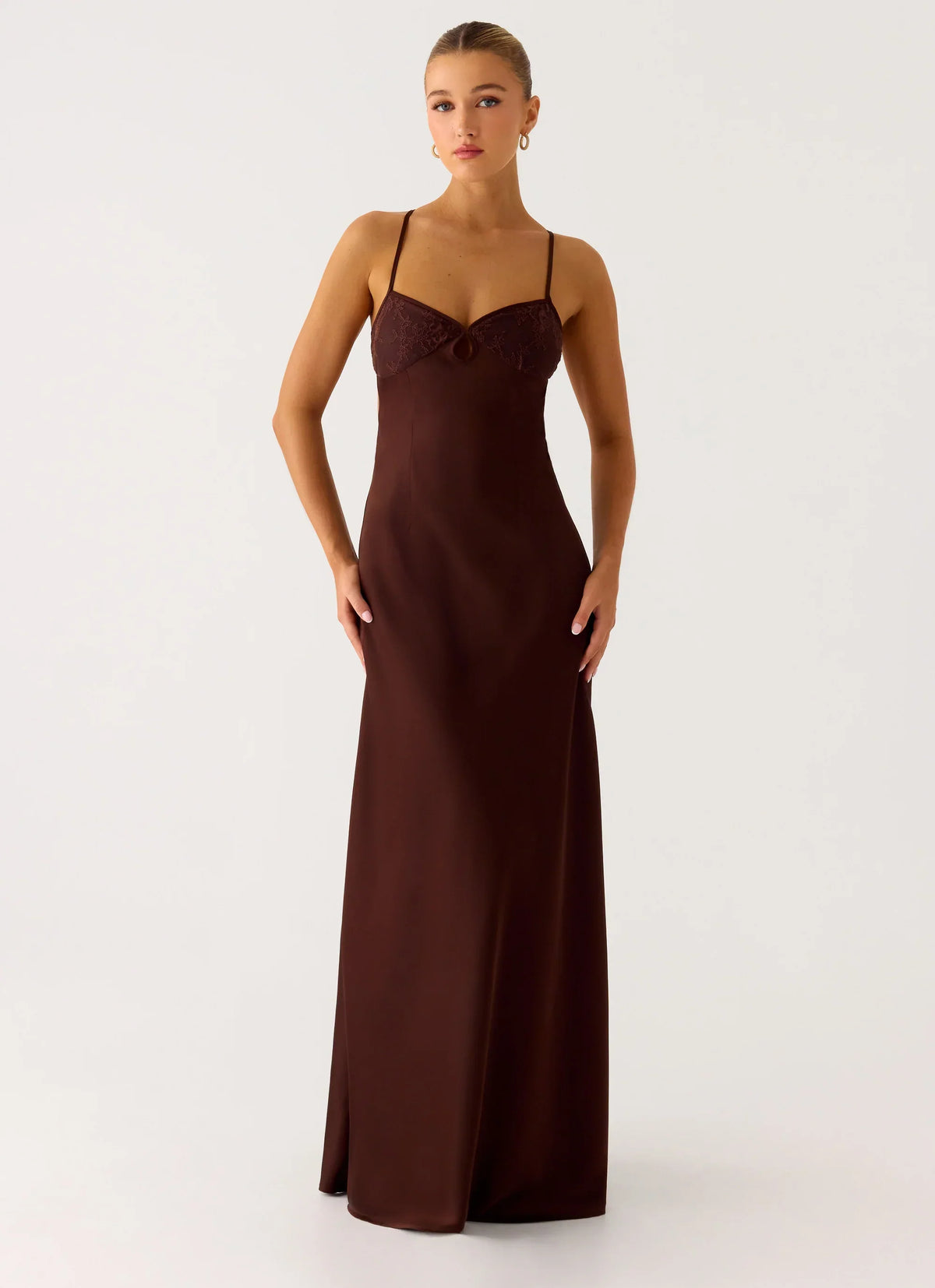 Joanie Maxi Dress - Chocolate