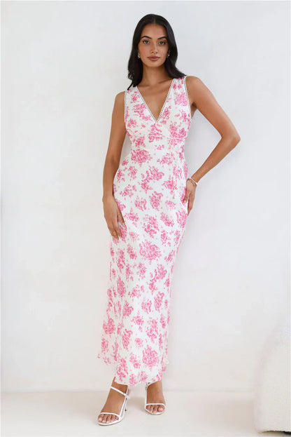 Soft Florals Maxi Dress