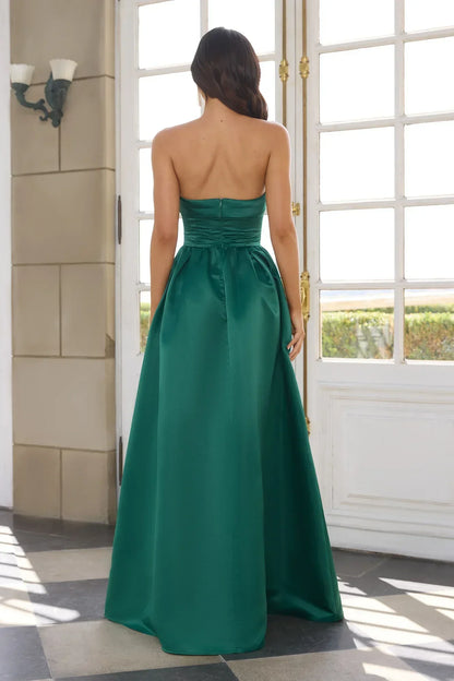 Elegance In Motion Strapless Maxi Dress