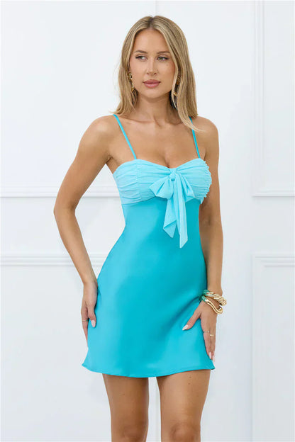 Soft Dream Satin Mini Dress