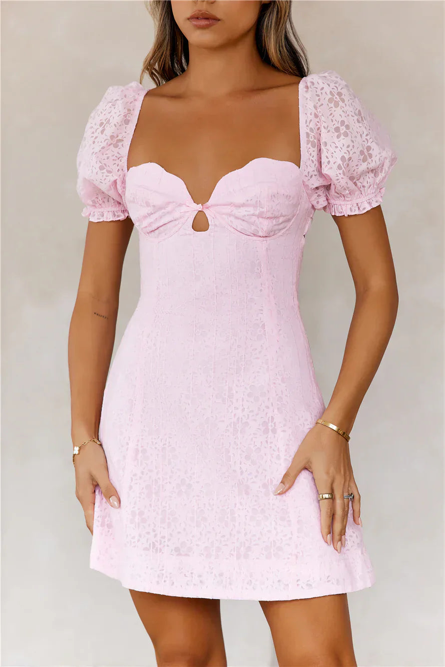 Strawberry Smoothie Mini Dress