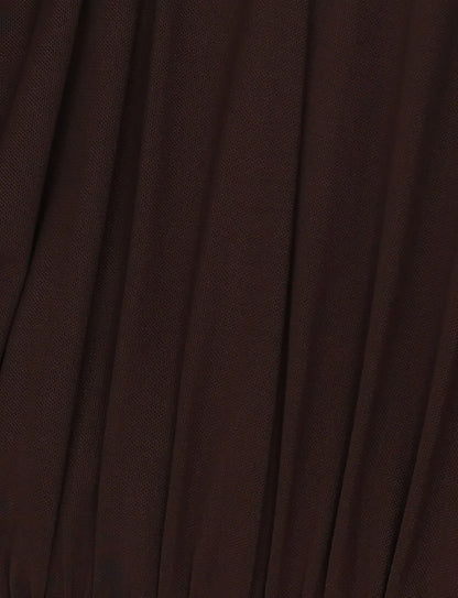Evanna Mini Dress - Brown : Chocolate
