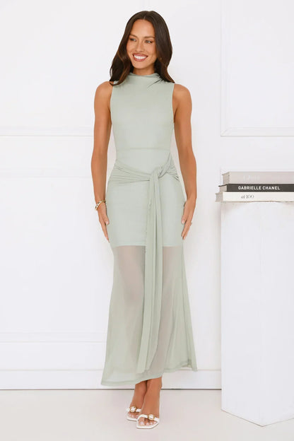 Dazzle Me Darling Mesh Maxi Dress