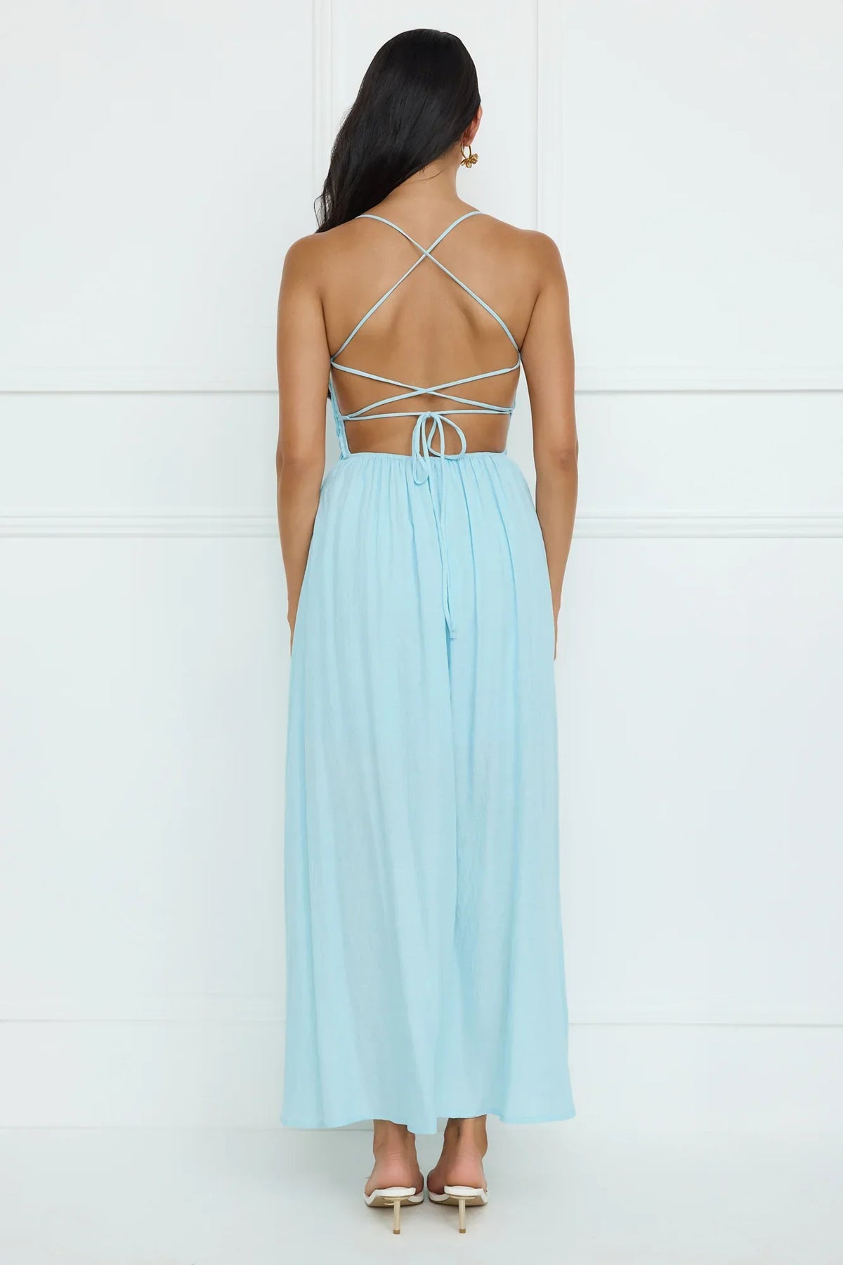 Discover Yourself Maxi Dress Blue