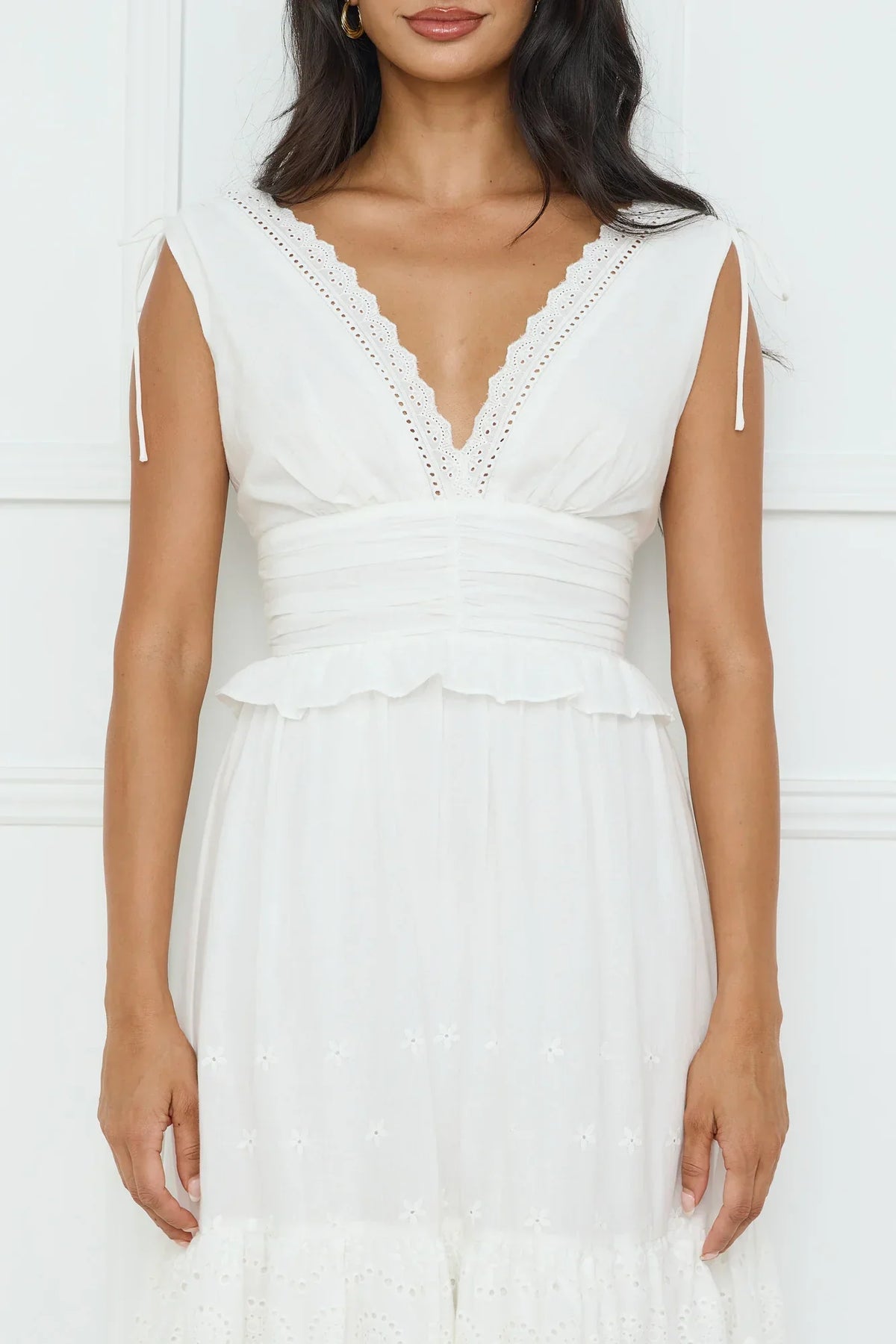 Desert Oasis Maxi Dress White