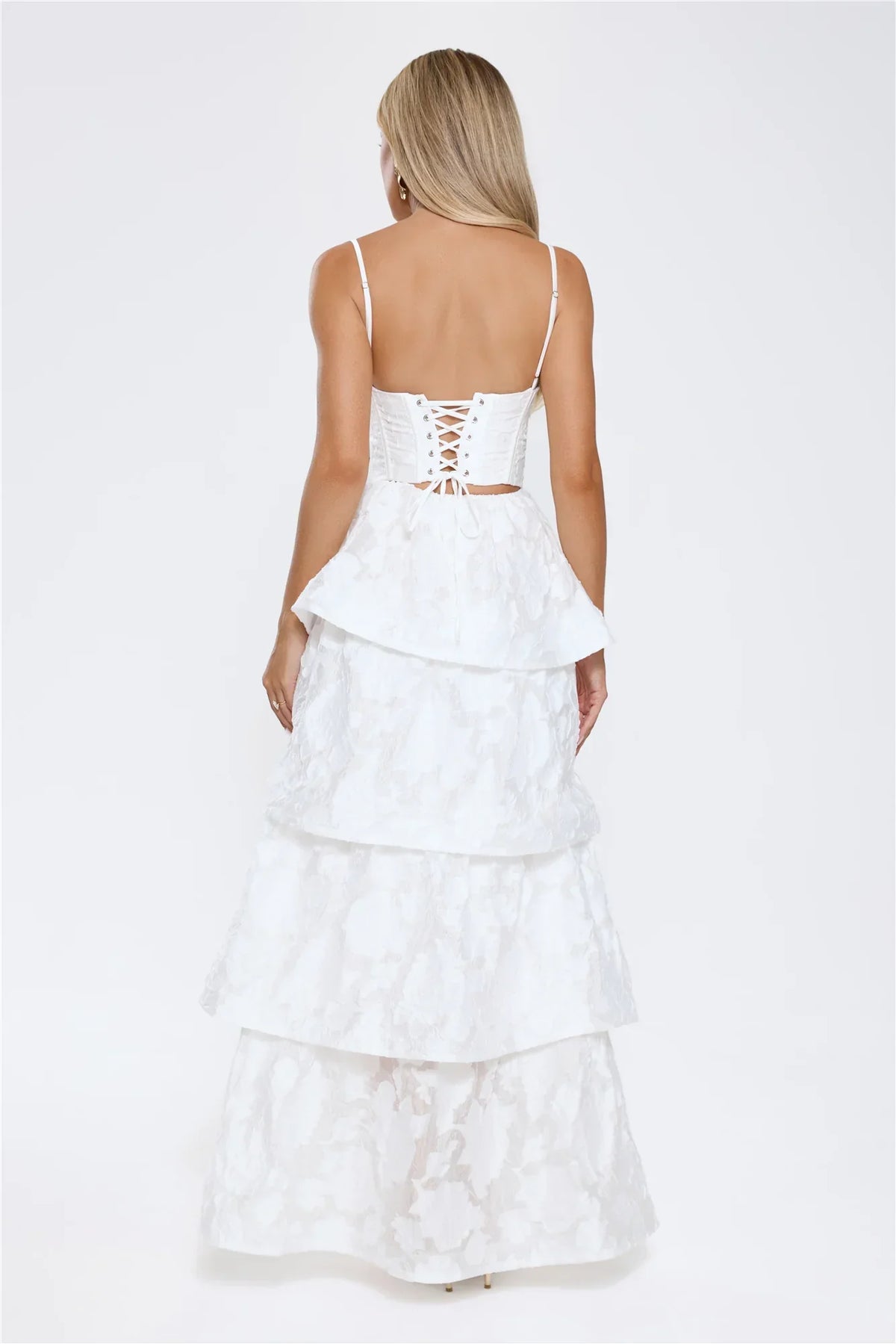 Elevated Desire Maxi Dress White