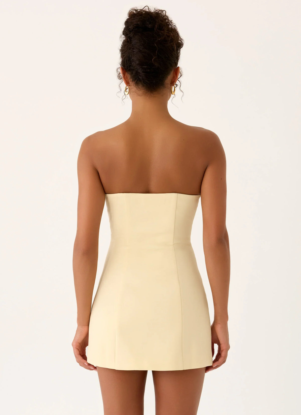 Luna Rosa Mini Dress - Baby Yellow