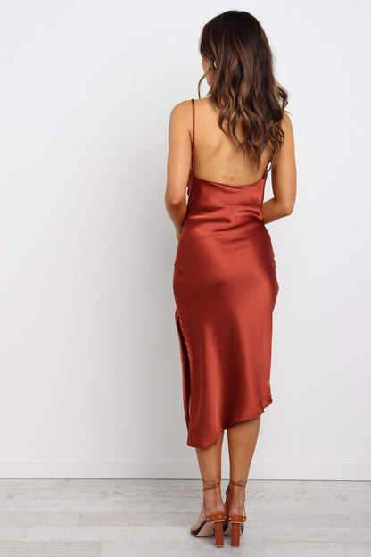 Cyprus Dress - Rust