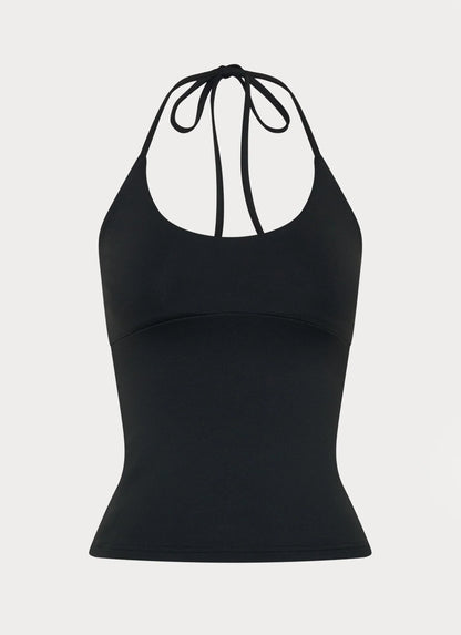 Chauncey Halter Top - Black